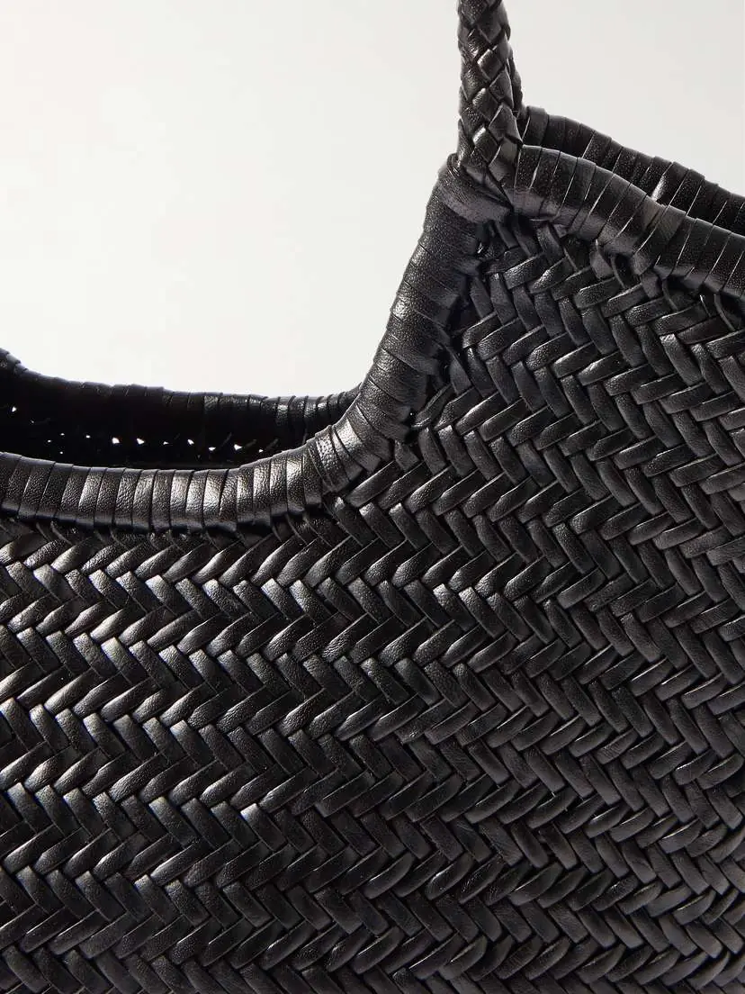 Dragon Diffusion Ns Diagonal Triple Jump Woven Leather Tote | Thumbnail 4