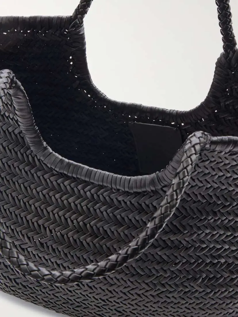 Dragon Diffusion Ns Diagonal Triple Jump Woven Leather Tote | Thumbnail 5