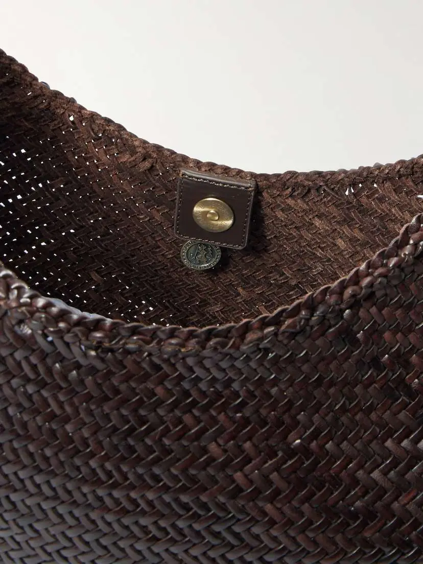 Dragon Diffusion Luna Mezza Woven Leather Shoulder Bag | Thumbnail 5 Dragon Diffusion Luna Mezza Woven Leather Shoulder Bag | Thumbnail 5