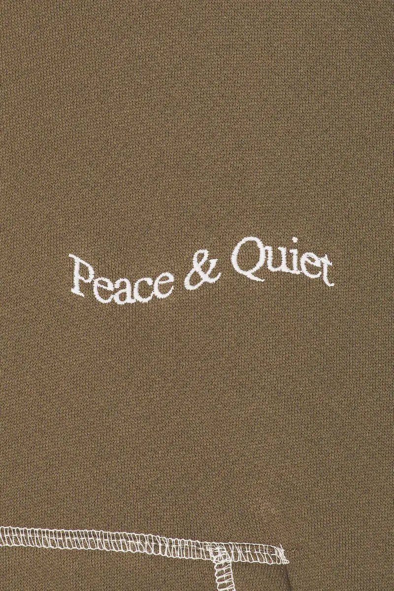 Museum of Peace and Quiet Wordmark Reverse Stitched Hoodie | Thumbnail 7