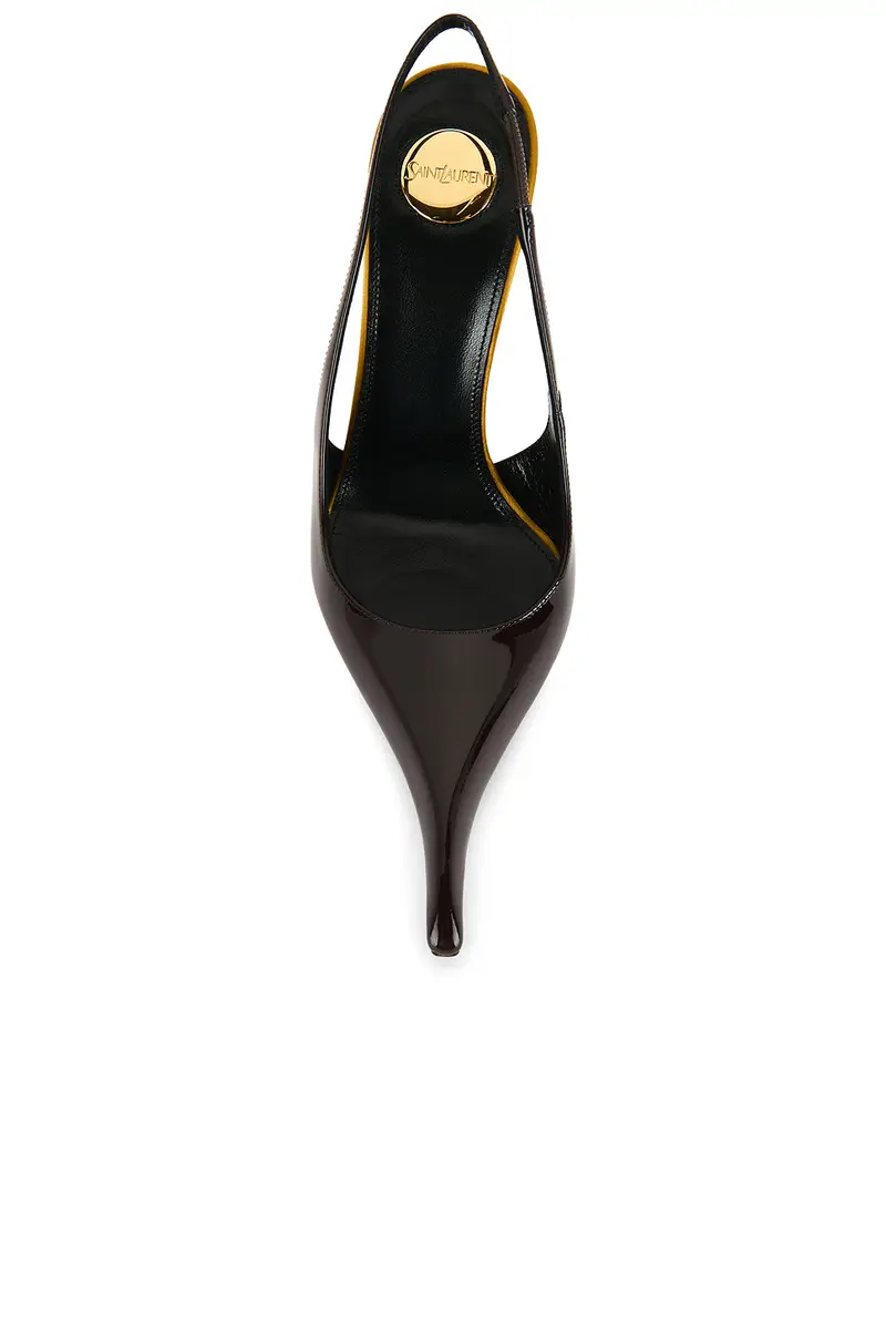 Saint Laurent Amalia Slingback Pump | Thumbnail 4 Saint Laurent Amalia Slingback Pump | Thumbnail 4