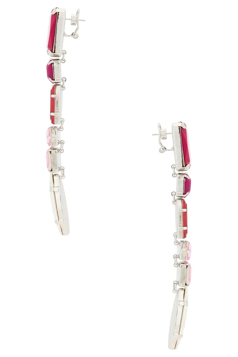 AREA Ombre Crystal Drop Earrings | Thumbnail 5