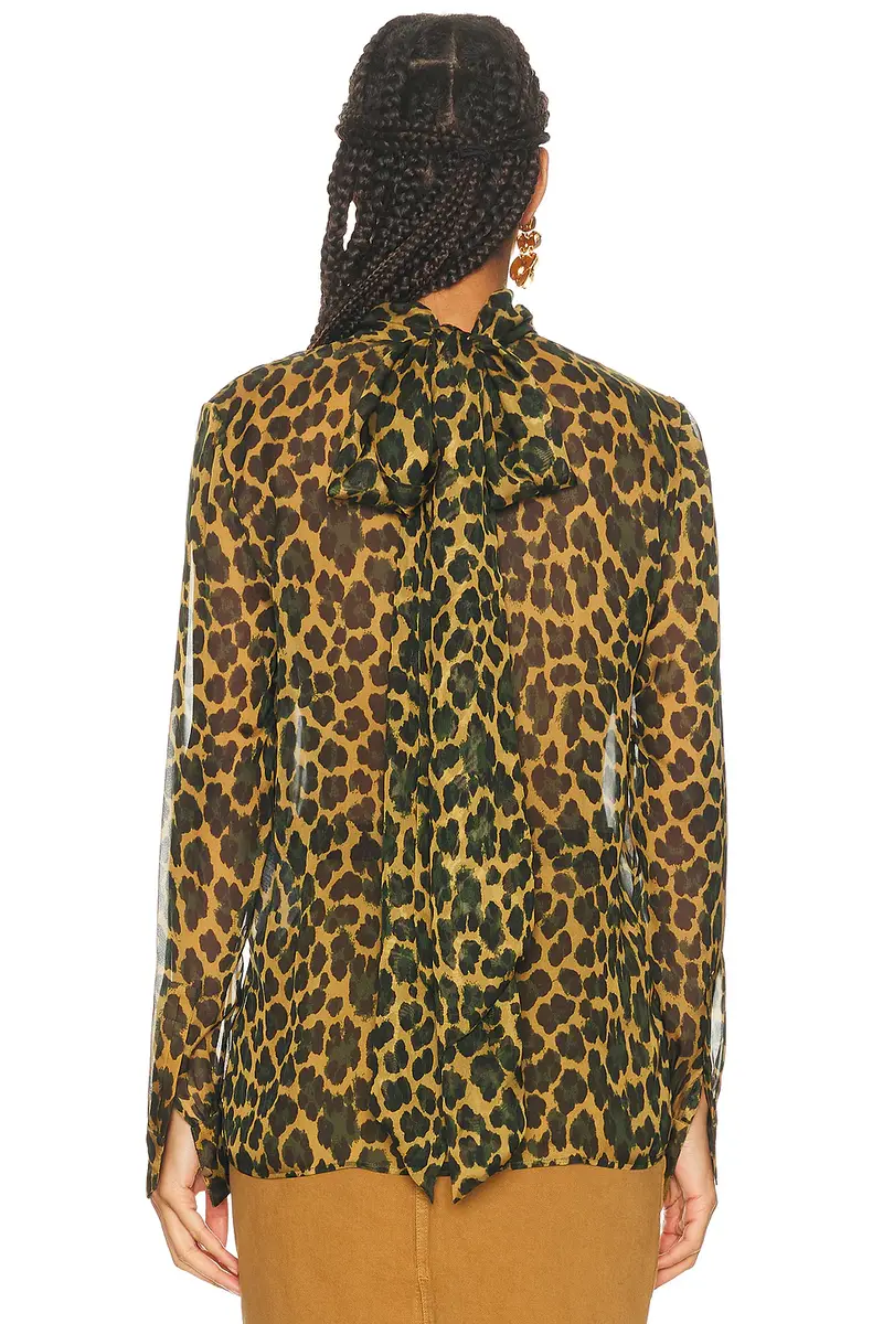 Saint Laurent Long Sleeve Top | Thumbnail 3 Saint Laurent Long Sleeve Top | Thumbnail 3