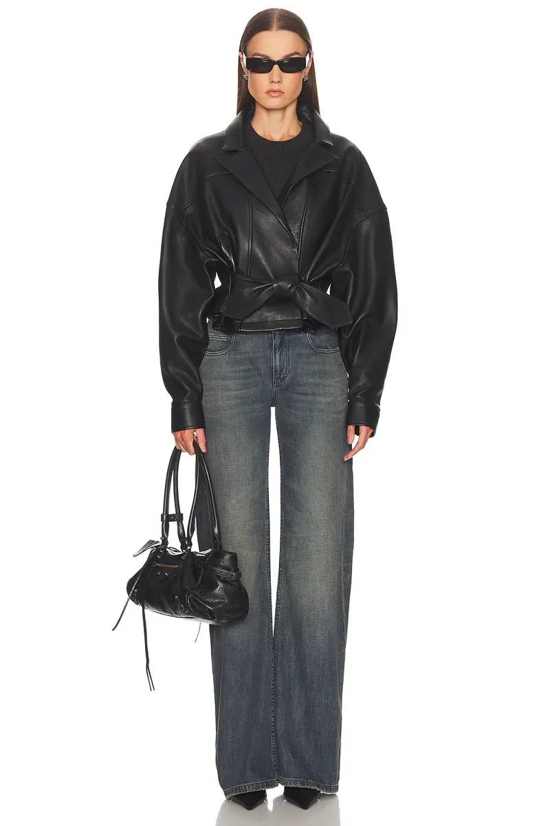 Alexander Wang Short Sleeve Crewneck Knit Logo Tee | Thumbnail 4 Alexander Wang Short Sleeve Crewneck Knit Logo Tee | Thumbnail 4