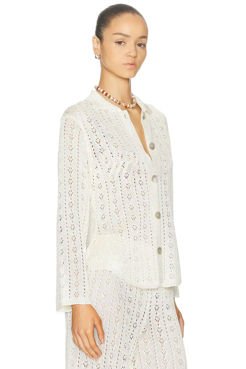 Calle Del Mar Tailored Eyelet Shirt | Thumbnail 3