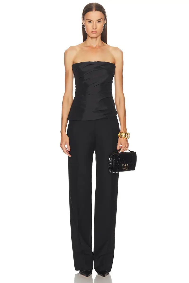 Simkhai Emerson Ruched Bustier Top | Thumbnail 4
