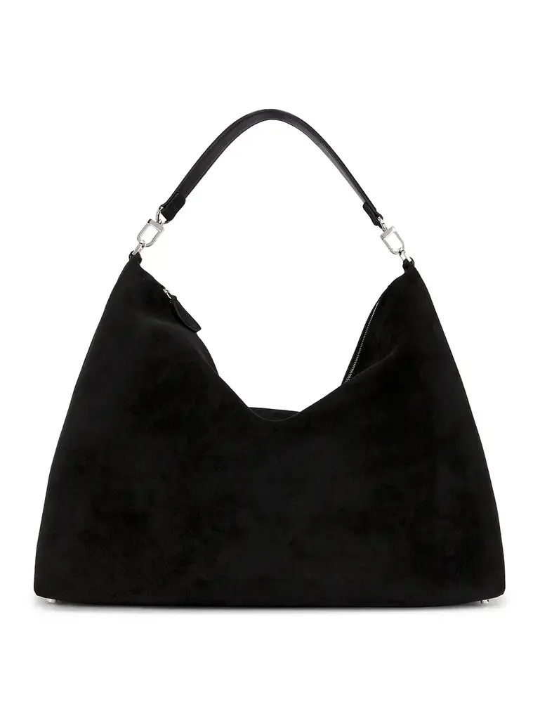 Suede Scoop Tote Bag