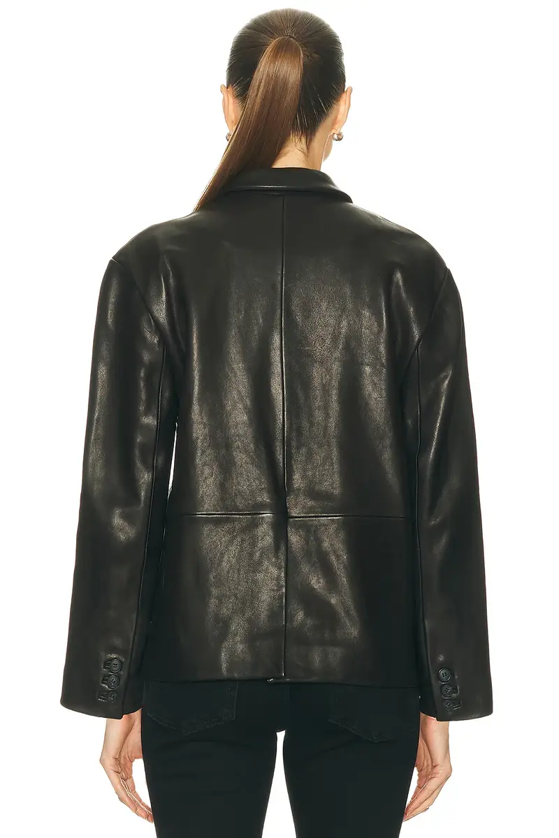 GRLFRND Marlo Leather Blazer | Thumbnail 6 GRLFRND Marlo Leather Blazer | Thumbnail 6