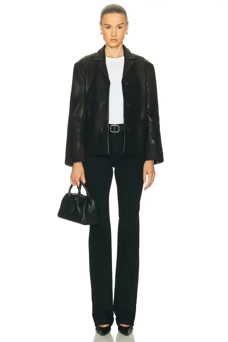 GRLFRND Marlo Leather Blazer | Thumbnail 7 GRLFRND Marlo Leather Blazer | Thumbnail 7