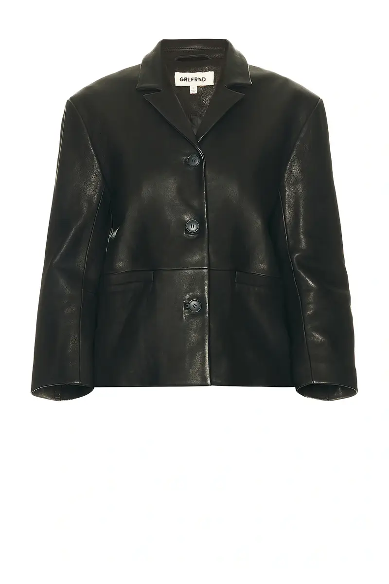GRLFRND Marlo Leather Blazer | Thumbnail 8 GRLFRND Marlo Leather Blazer | Thumbnail 8