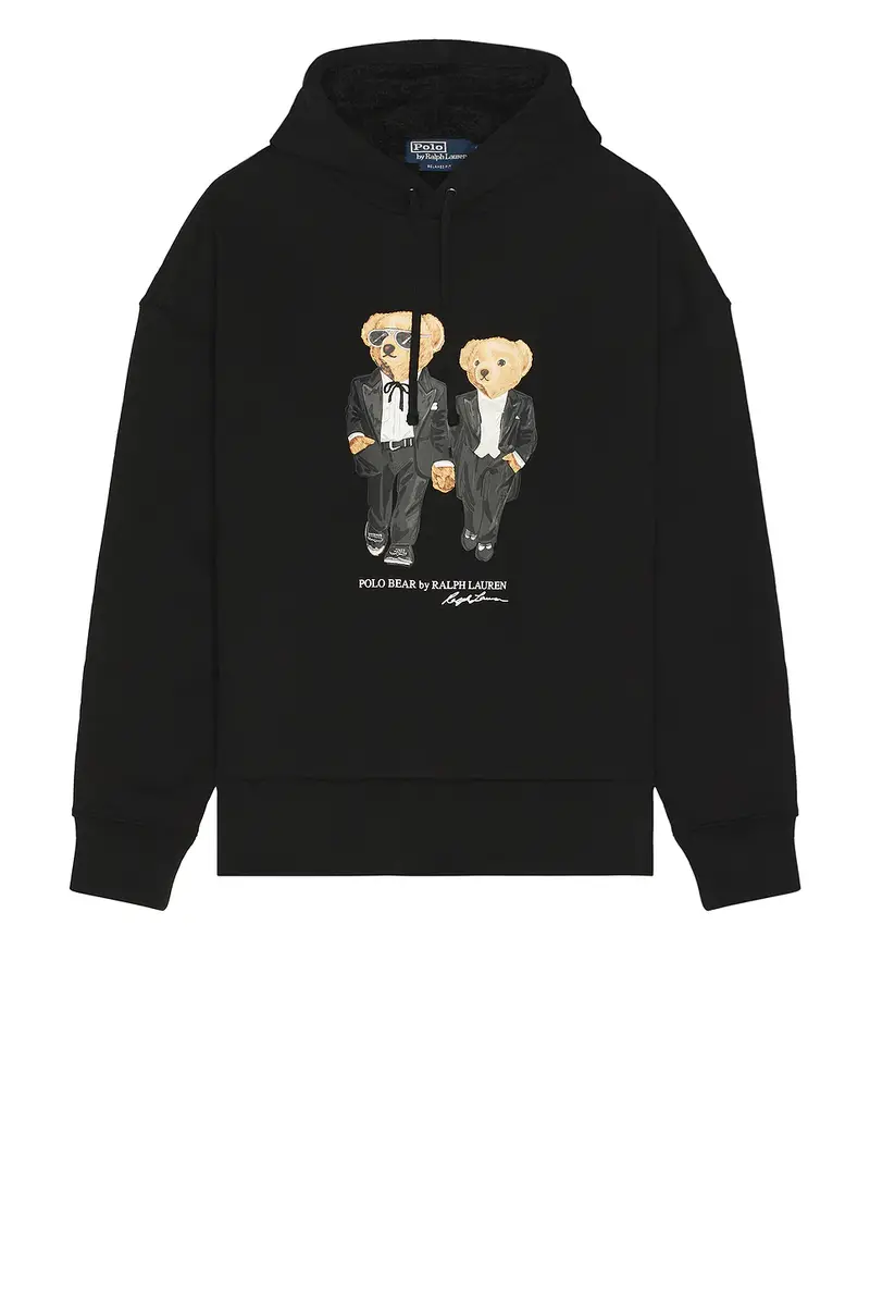 Polo Ralph Lauren Cloud Fleece Holiday Bear Hoodie | Thumbnail 5