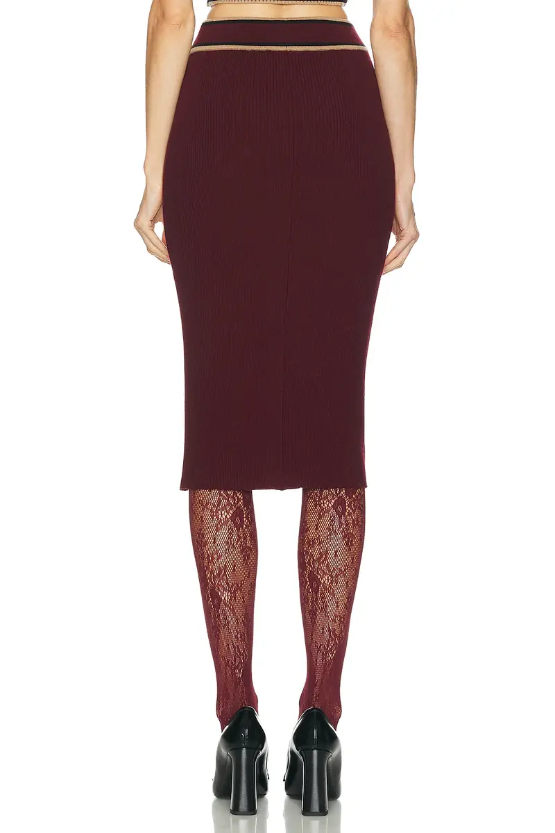 Alessandra Rich Midi Skirt | Thumbnail 4 Alessandra Rich Midi Skirt | Thumbnail 4