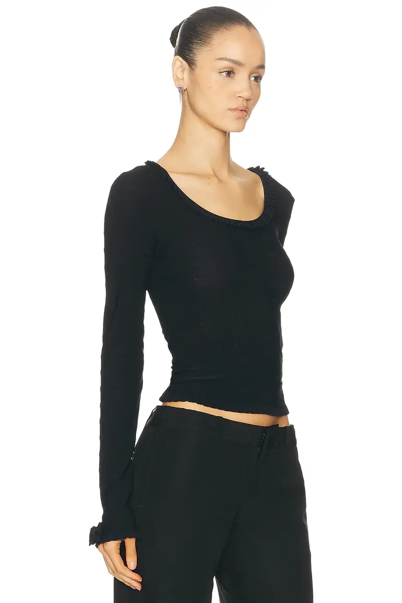 Balenciaga Long Sleeve Top | Thumbnail 2 Balenciaga Long Sleeve Top | Thumbnail 2