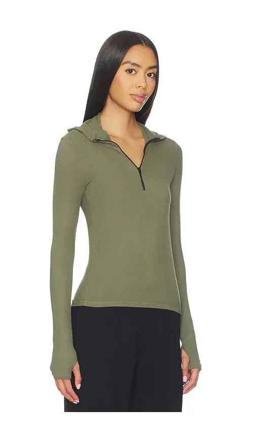 Michael Lauren Jove Long Sleeve Half Zip Top | Thumbnail 2 Michael Lauren Jove Long Sleeve Half Zip Top | Thumbnail 2