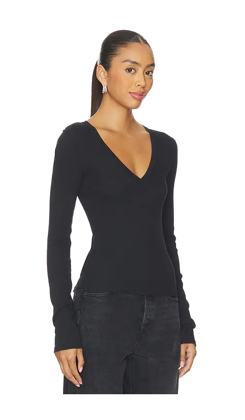 Free People x We The Free Neria Long Sleeve In Black | Thumbnail 2 Free People x We The Free Neria Long Sleeve In Black | Thumbnail 2