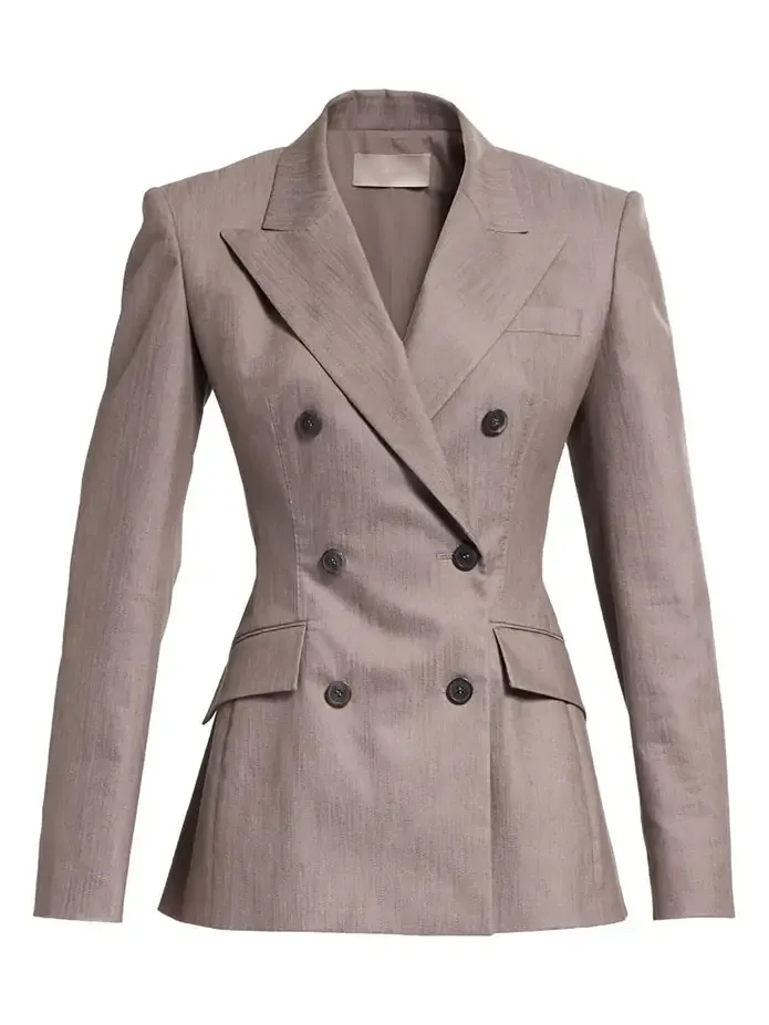 Elie Saab Cotton Twill Blazer | Thumbnail 1 Elie Saab Cotton Twill Blazer | Thumbnail 1