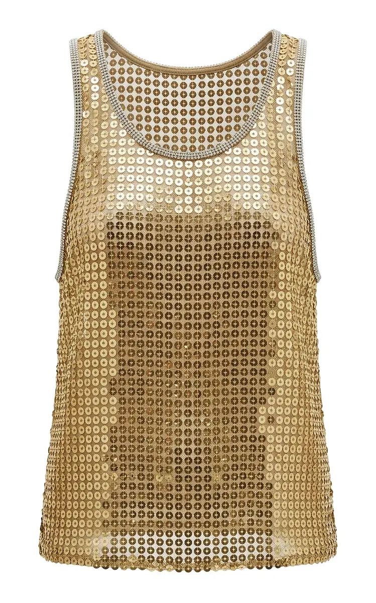 Elie Saab Sequined Tank Top | Thumbnail 7 Elie Saab Sequined Tank Top | Thumbnail 7