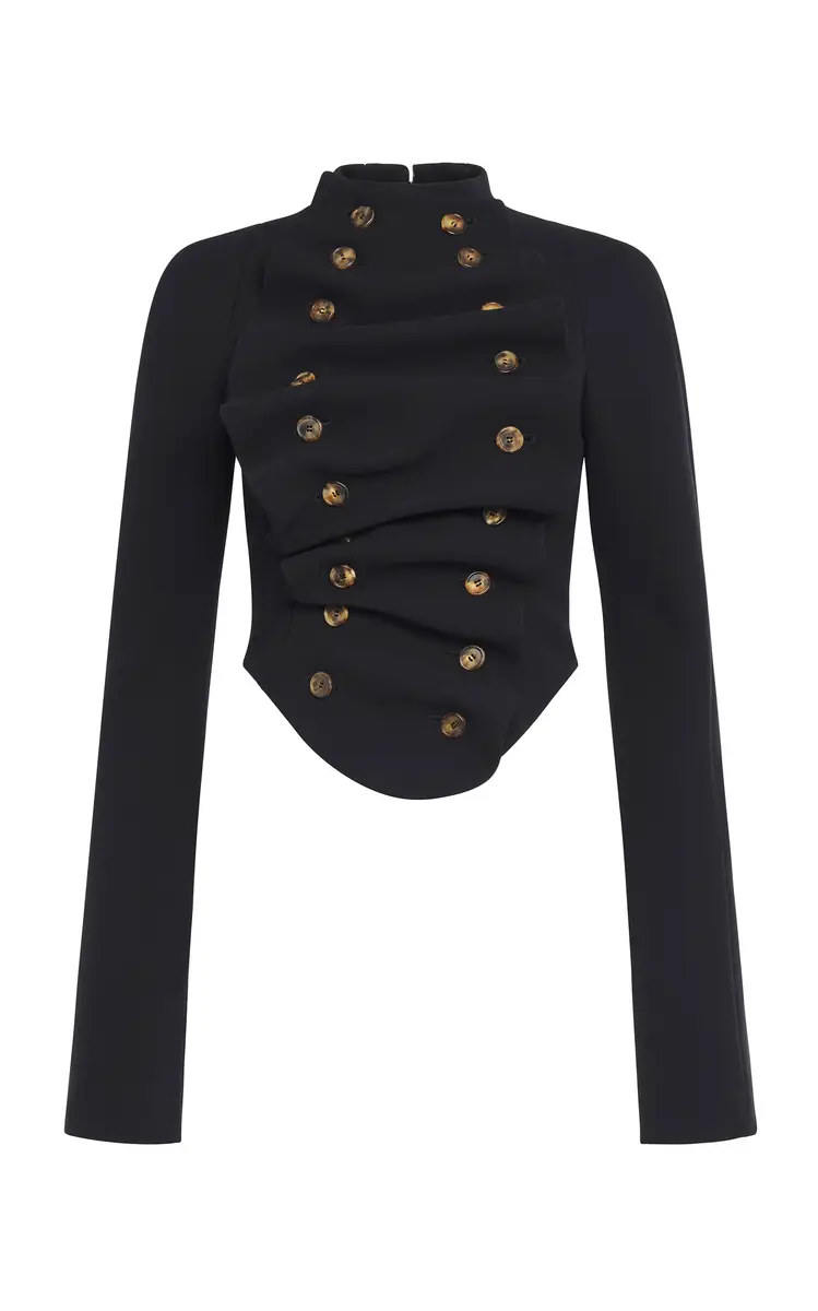 A.W.A.K.E. MODE Structured Ruffled Jacket | Thumbnail 3 A.W.A.K.E. MODE Structured Ruffled Jacket | Thumbnail 3