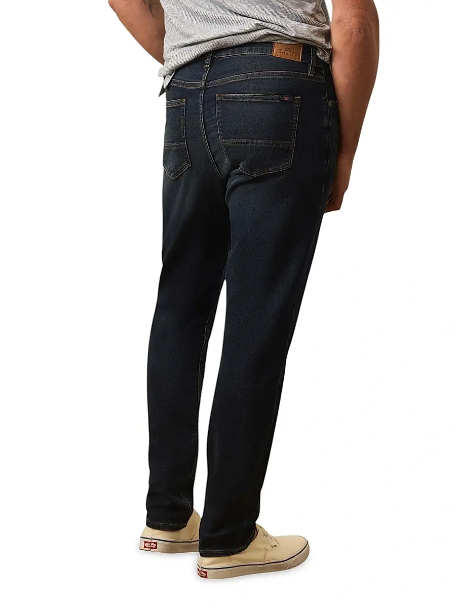 Faherty Brand Men's Stretch Terry Indigo Slim Jeans | Thumbnail 3 Faherty Brand Men's Stretch Terry Indigo Slim Jeans | Thumbnail 3