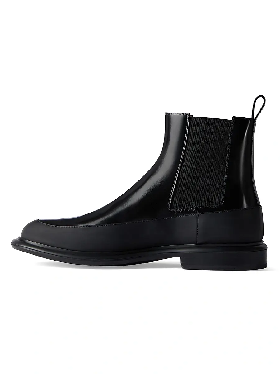 Givenchy Men's Gent Chelsea Boots in Brushed Leather - Black | Thumbnail 3 Givenchy Men's Gent Chelsea Boots in Brushed Leather - Black | Thumbnail 3
