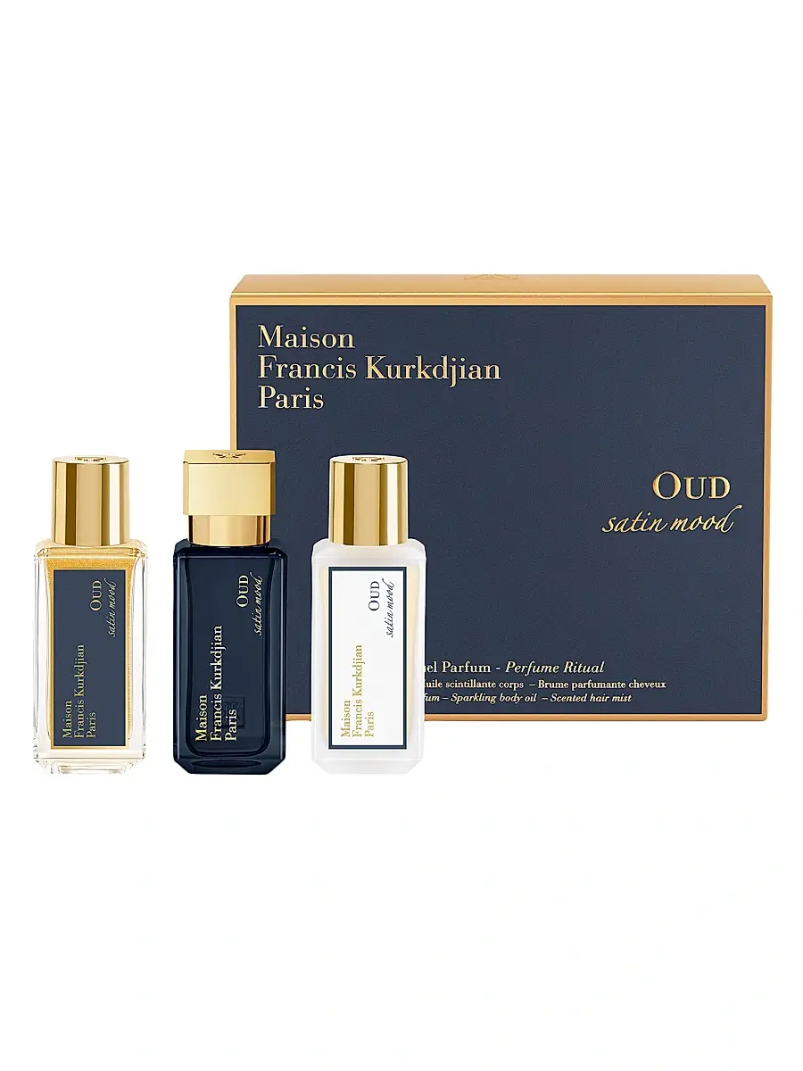Maison Francis Kurkdjian OUD Satin Mood 3-Piece Fragrance Ritual Set