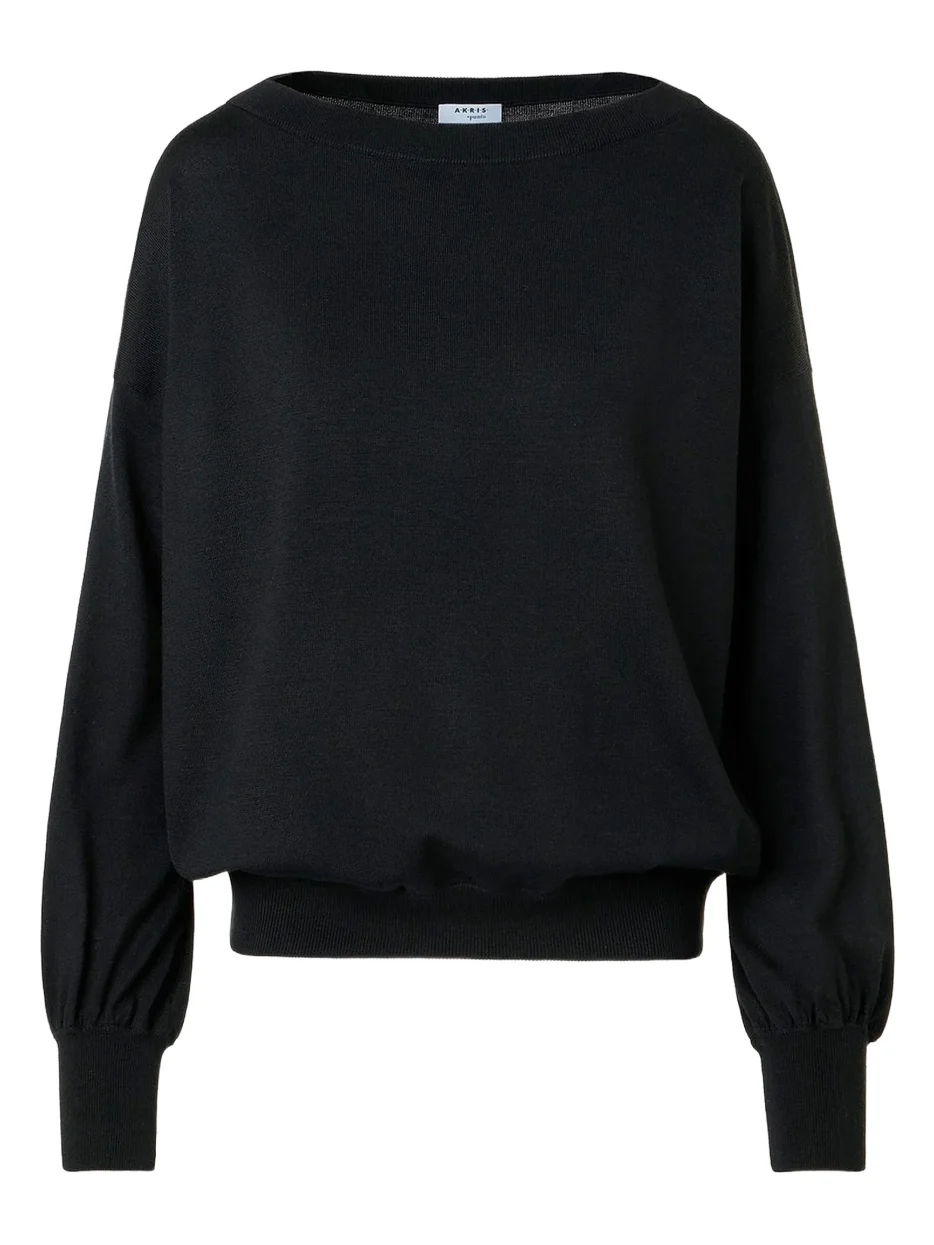 Women's Wool Off-The-Shoulder Sweater