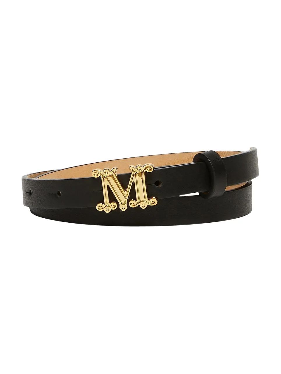 Women's Leather Monogram Belt