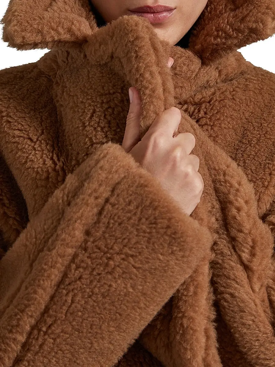 Max Mara Women's Teddy Bear Icon Coat | Thumbnail 6 Max Mara Women's Teddy Bear Icon Coat | Thumbnail 6