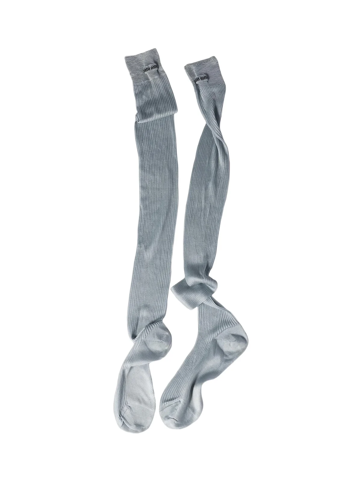 Women's Silk Ribbed Socks