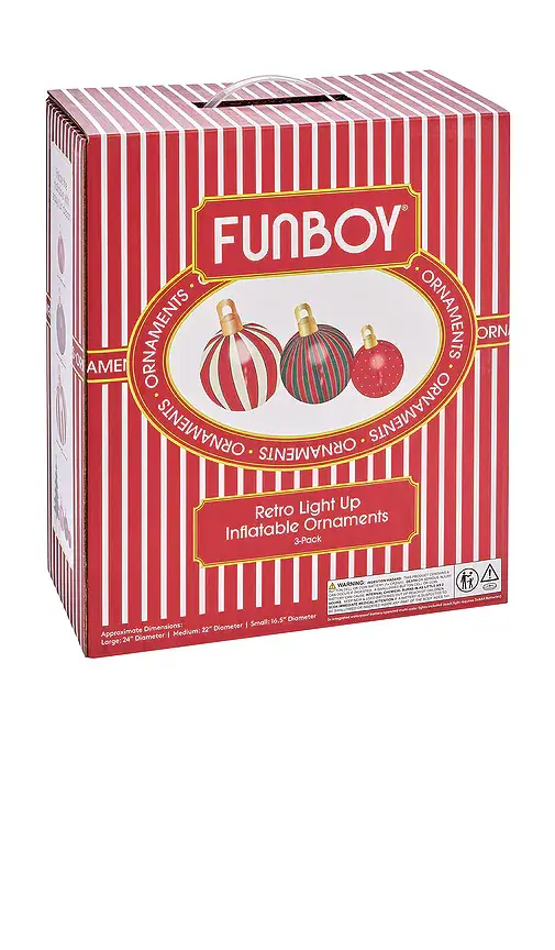 Funboy 3 Pack Classic Light-up Inflatable Ornament Set | Thumbnail 2 Funboy 3 Pack Classic Light-up Inflatable Ornament Set | Thumbnail 2