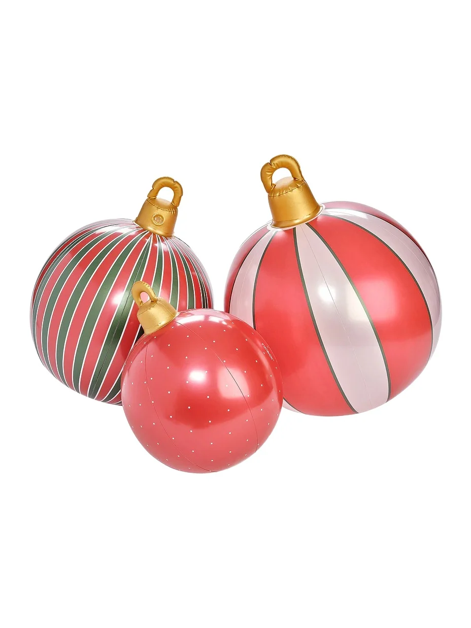 Funboy 3 Pack Classic Light-up Inflatable Ornament Set