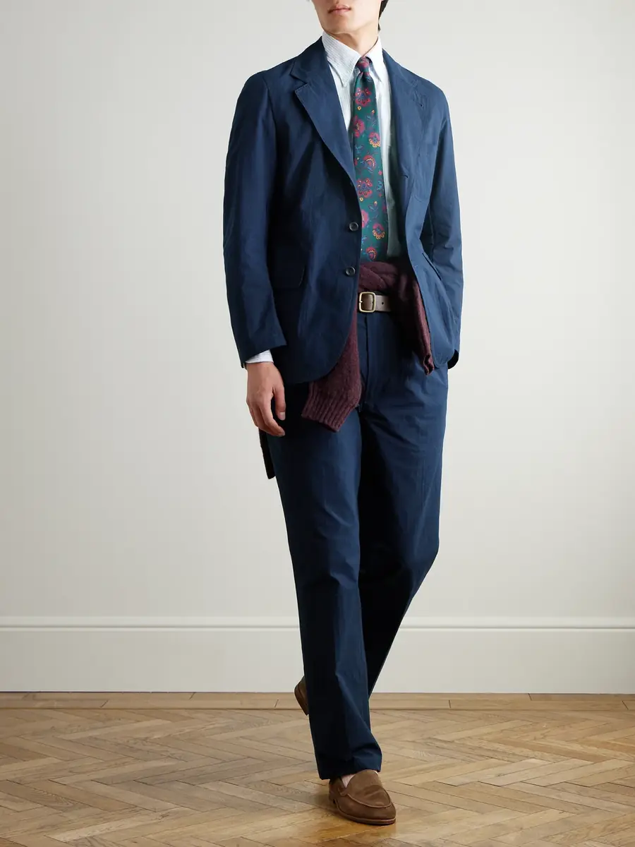 Drake's HIM Mk. I Games Unstructured Cotton-Ripstop Blazer - Men | Thumbnail 2 Drake's HIM Mk. I Games Unstructured Cotton-Ripstop Blazer - Men | Thumbnail 2