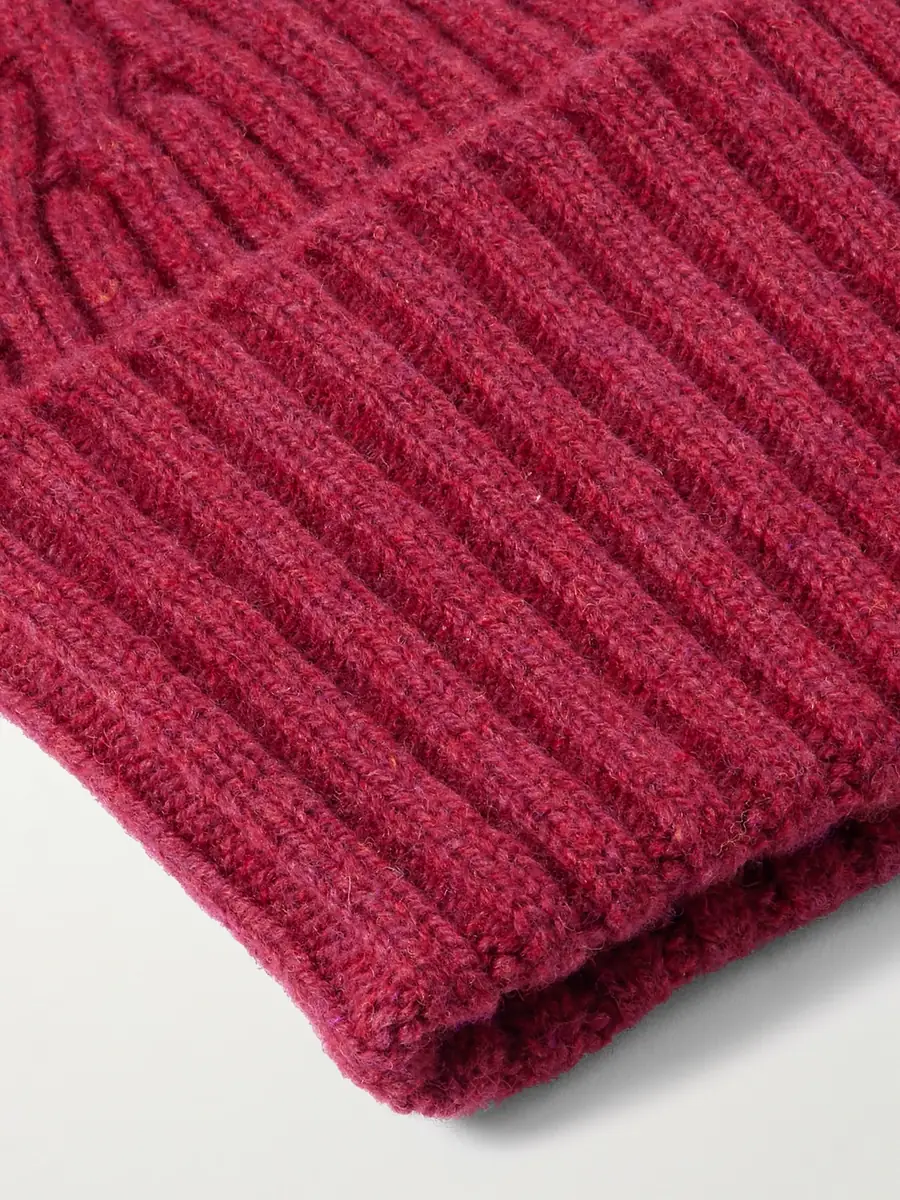 Drake's Him Ribbed Wool Beanie - Men | Thumbnail 3 Drake's Him Ribbed Wool Beanie - Men | Thumbnail 3