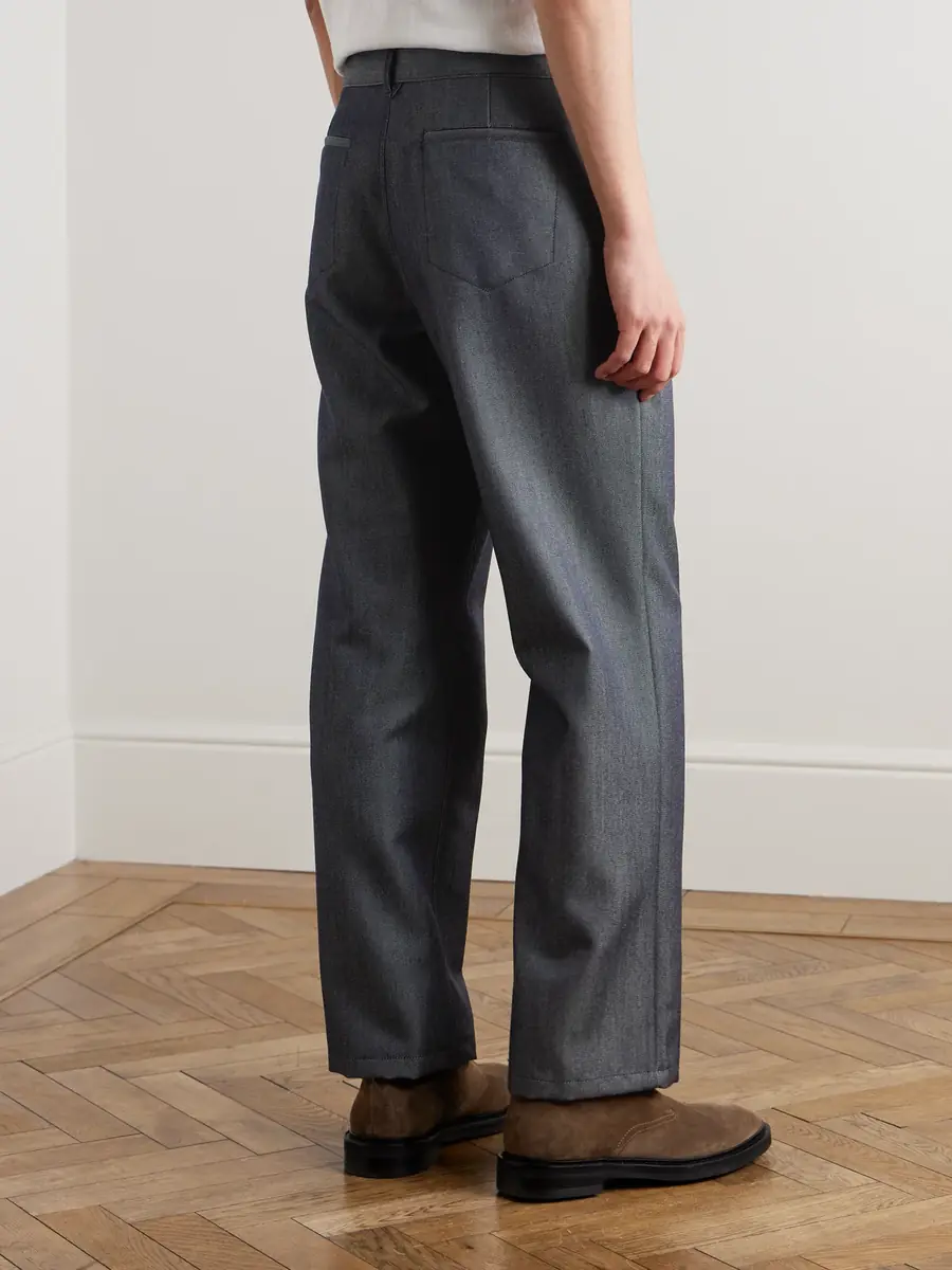 MR P. Straight-Leg Wool and Mohair-Blend Jeans - Men | Thumbnail 4 MR P. Straight-Leg Wool and Mohair-Blend Jeans - Men | Thumbnail 4