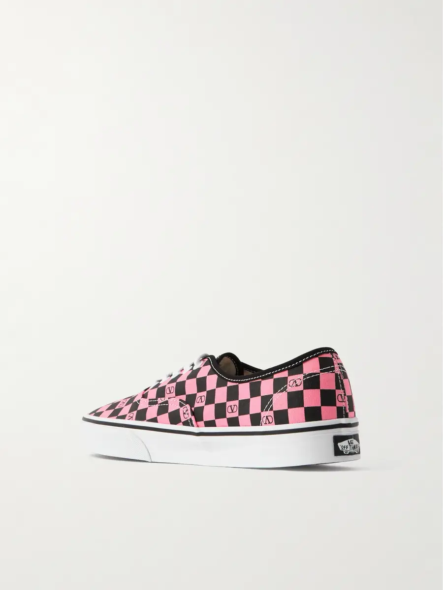 Valentino Garavani Vans Checked Canvas Sneakers - Men | Thumbnail 4