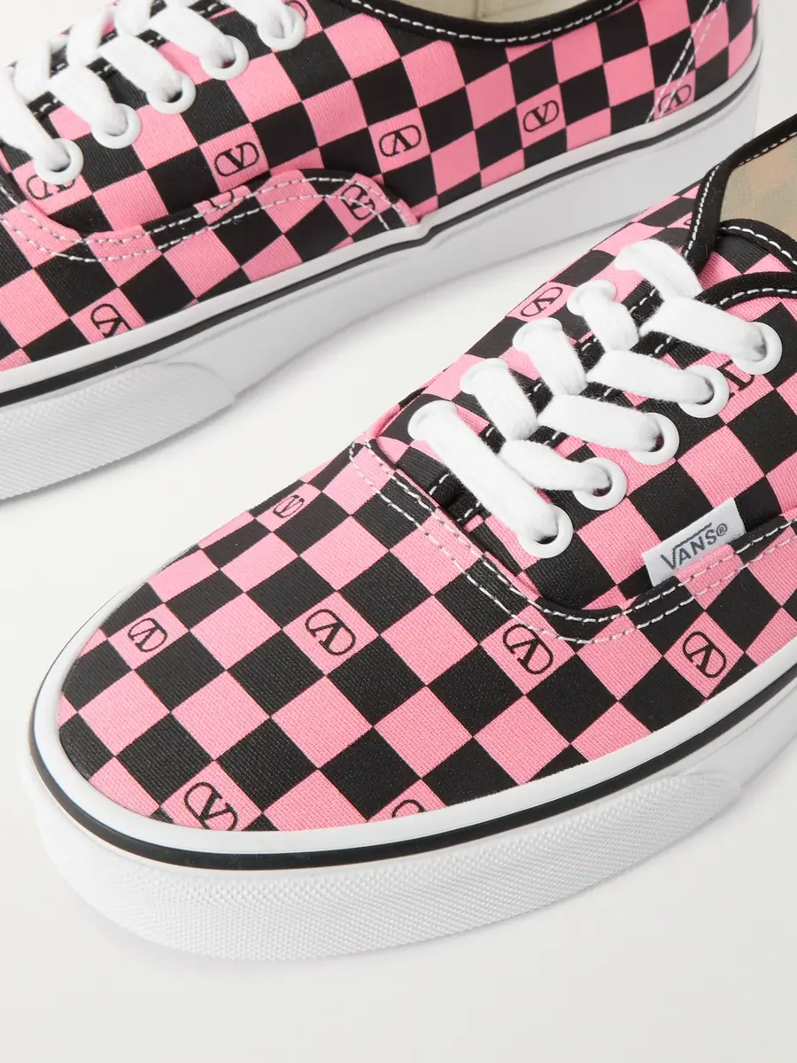 Valentino Garavani Vans Checked Canvas Sneakers - Men | Thumbnail 5