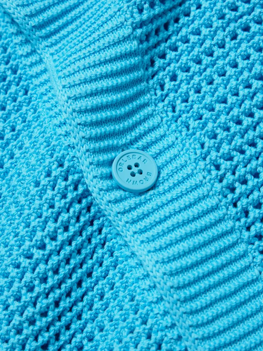 Orlebar Brown Lamborghini Thomas Open-Knit Organic Cotton Shirt - Men | Thumbnail 4 Orlebar Brown Lamborghini Thomas Open-Knit Organic Cotton Shirt - Men | Thumbnail 4
