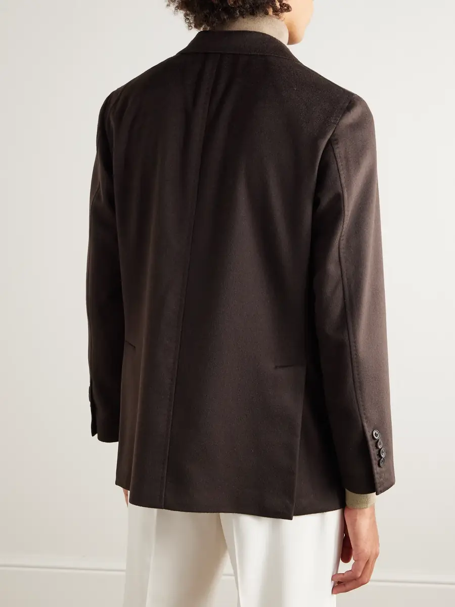 Rubinacci Unstructured Cashmere Blazer - Men | Thumbnail 3 Rubinacci Unstructured Cashmere Blazer - Men | Thumbnail 3