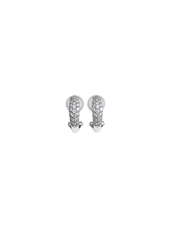 0.50ct Diamond 18K Gold Hoop Earrings 0.50ct Diamond 18K Gold Hoop Earrings