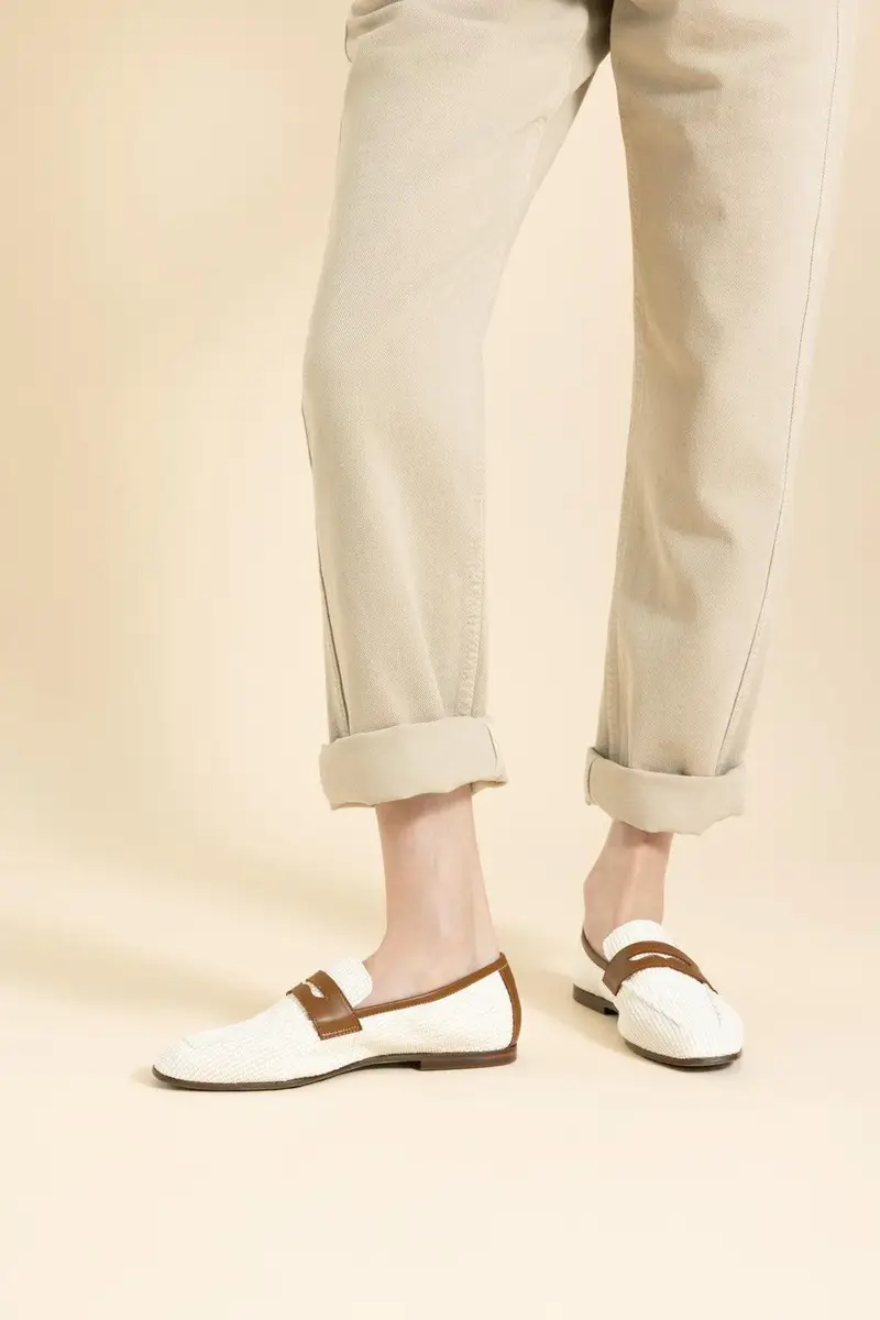 SOPHIQUE Essenziale Loafer - White Brown | Thumbnail 2