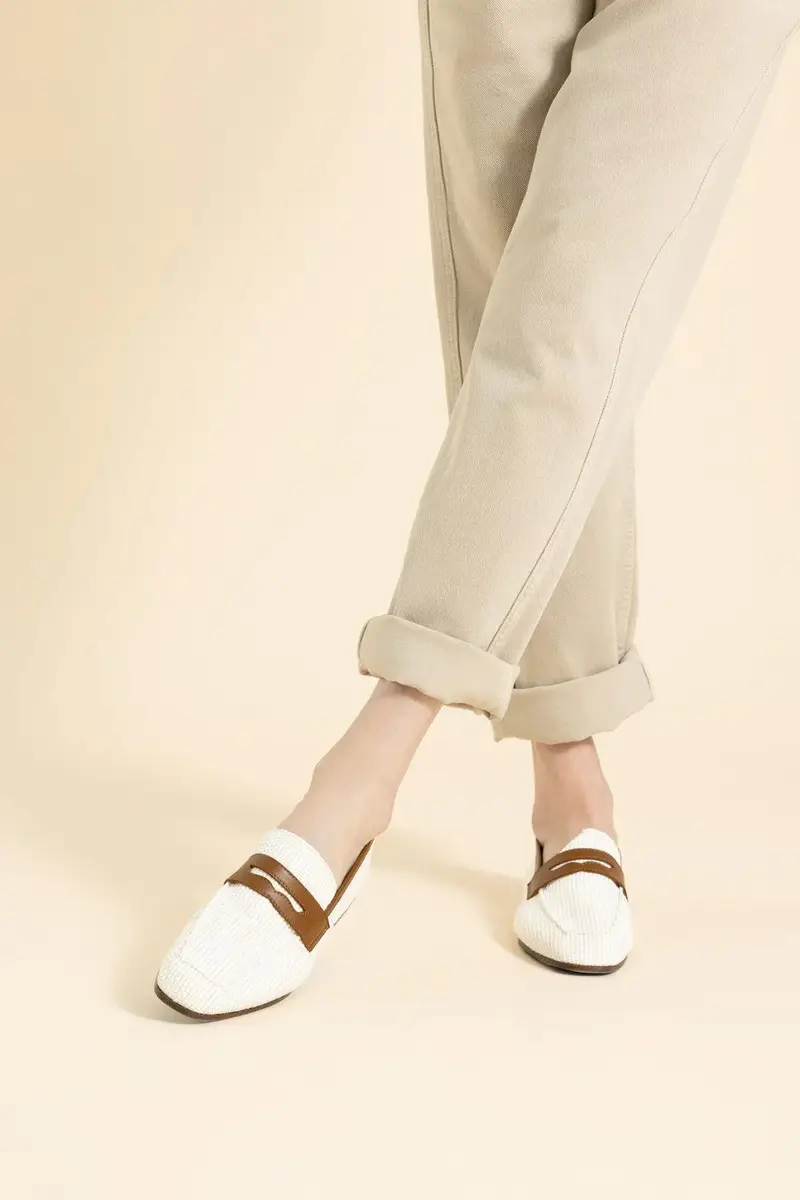 SOPHIQUE Essenziale Loafer - White Brown | Thumbnail 3