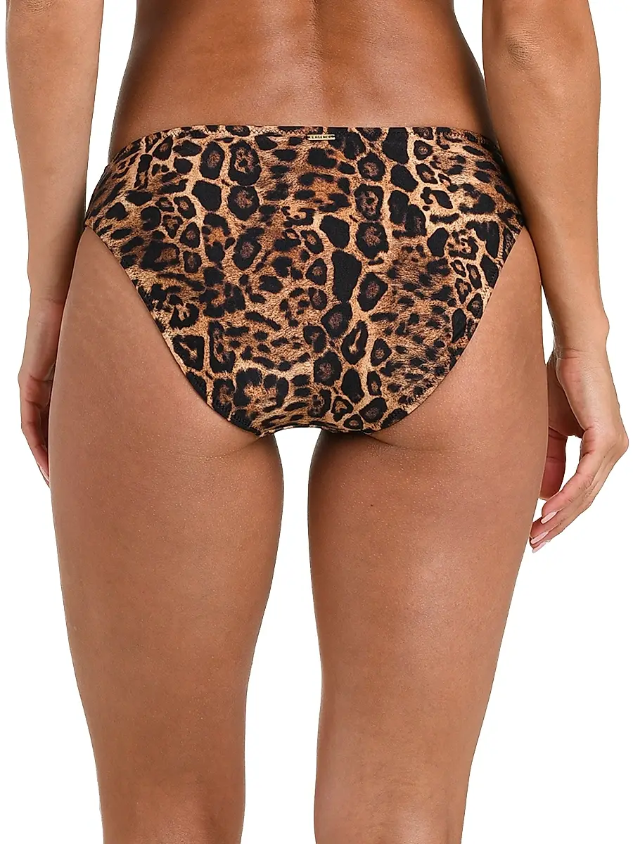 L'Agence Women's Patch Leopard Nicole Bikini Bottom | Thumbnail 3