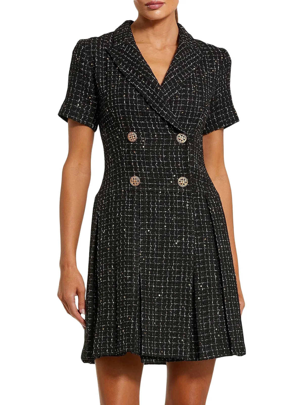 Women's Tweed Blazer Minidress Women's Tweed Blazer Minidress