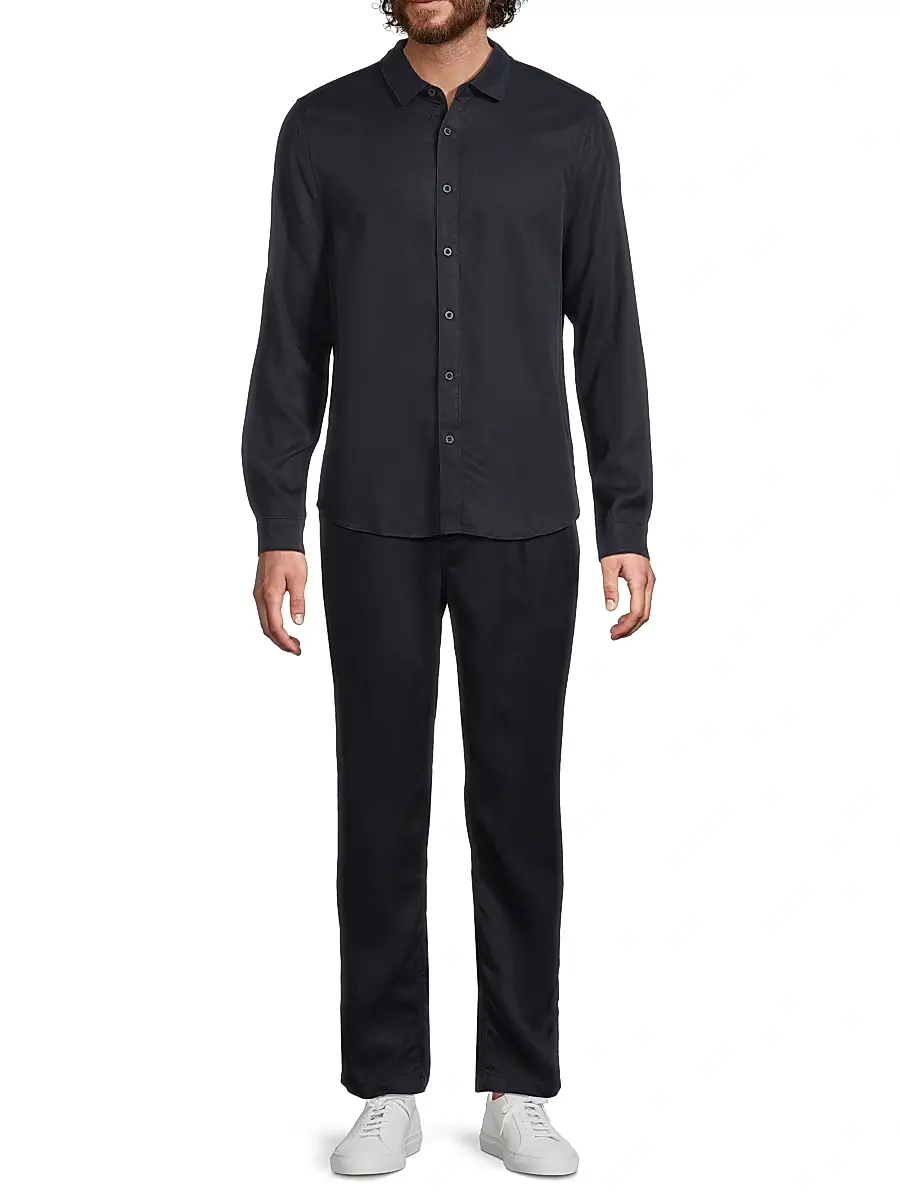Onia Men's Pleated Tapered Pants | Thumbnail 2