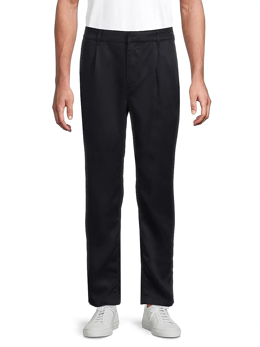 Onia Men's Pleated Tapered Pants | Thumbnail 3