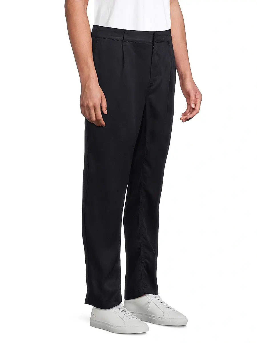 Onia Men's Pleated Tapered Pants | Thumbnail 4