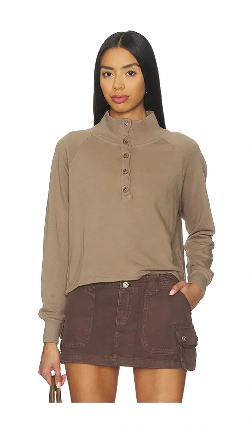 LA Made Alexander Half Button Up Pullover | Image 1 LA Made Alexander Half Button Up Pullover | Image 1