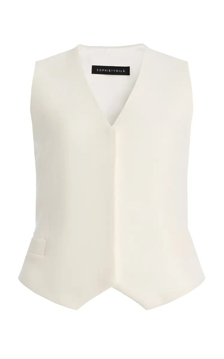 SEV Tailored Wool-Crepe Vest | Thumbnail 6 SEV Tailored Wool-Crepe Vest | Thumbnail 6