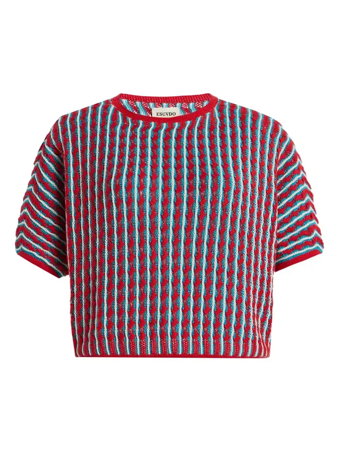 ESCVDO Mito Knit Cotton Top
