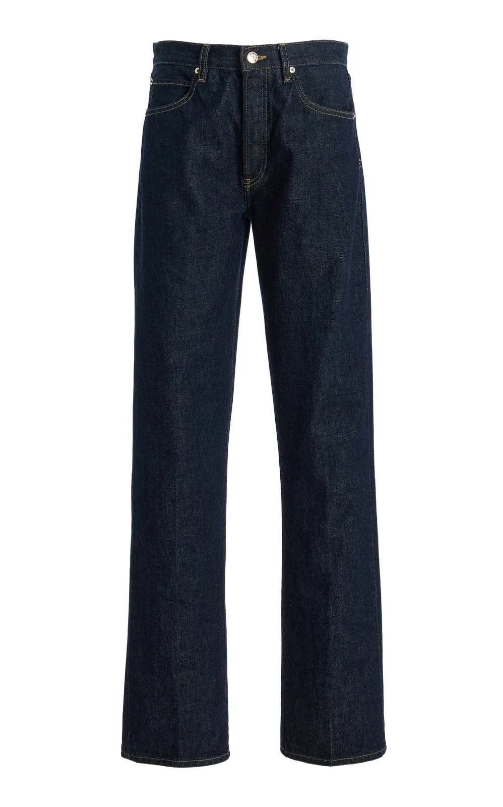 Frame The Vertical Rigid High-Rise Straight-Leg Jeans